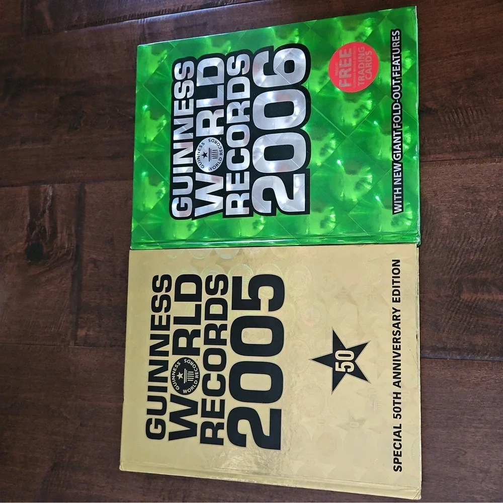Guinness World Records 2005 AND‎ 2006 Editions Hardcover *